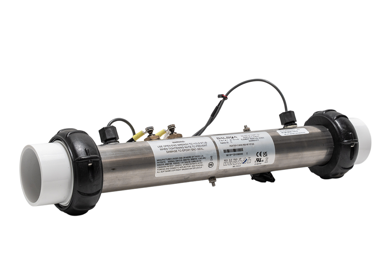 Balboa 3kW Heater Assembly w Sensors PN 58118